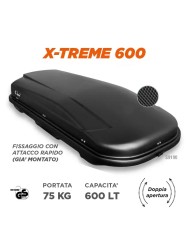 Box da tetto X-Treme 600 Dual-side