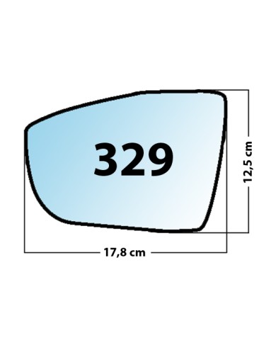 copy of Specchietto di ricambio SX-lato guidatore