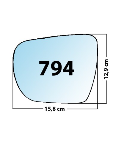 copy of Specchietto di ricambio SX-lato guidatore