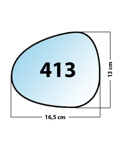 Specchietto di ricambio SX-lato Guidatore