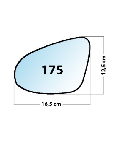 copy of Specchietto di ricambio SX-lato guidatore