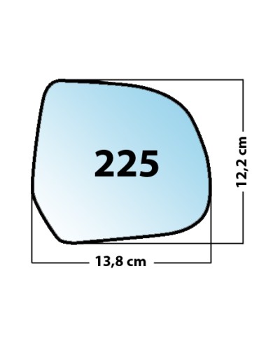 copy of Specchietto di ricambio SX-lato guidatore