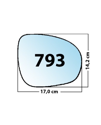 copy of Specchietto di ricambio SX-lato guidatore