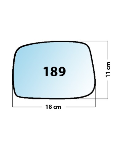 Specchietto di ricambio SX-lato Guidatore