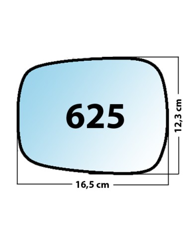 Specchietto di ricambio SX-lato Guidatore