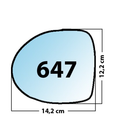 copy of Specchietto di ricambio SX-lato guidatore