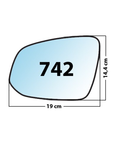 copy of Specchietto di ricambio SX-lato guidatore