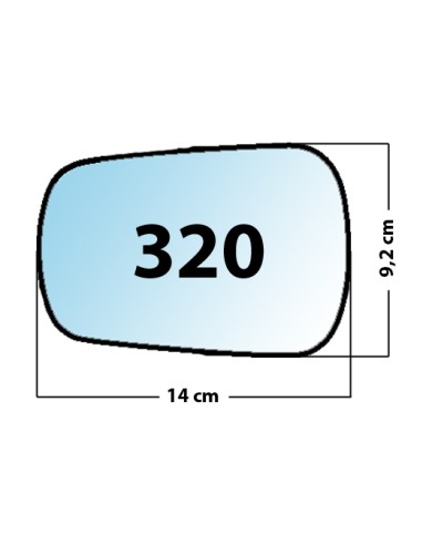 copy of Specchietto di ricambio SX-lato guidatore