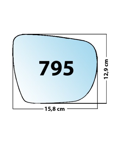 copy of Specchietto di ricambio SX-lato guidatore