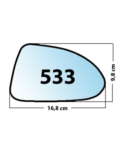 copy of Specchietto di ricambio SX-lato guidatore