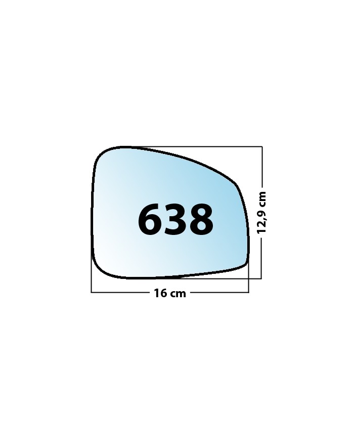 copy of Specchietto di ricambio SX-lato guidatore