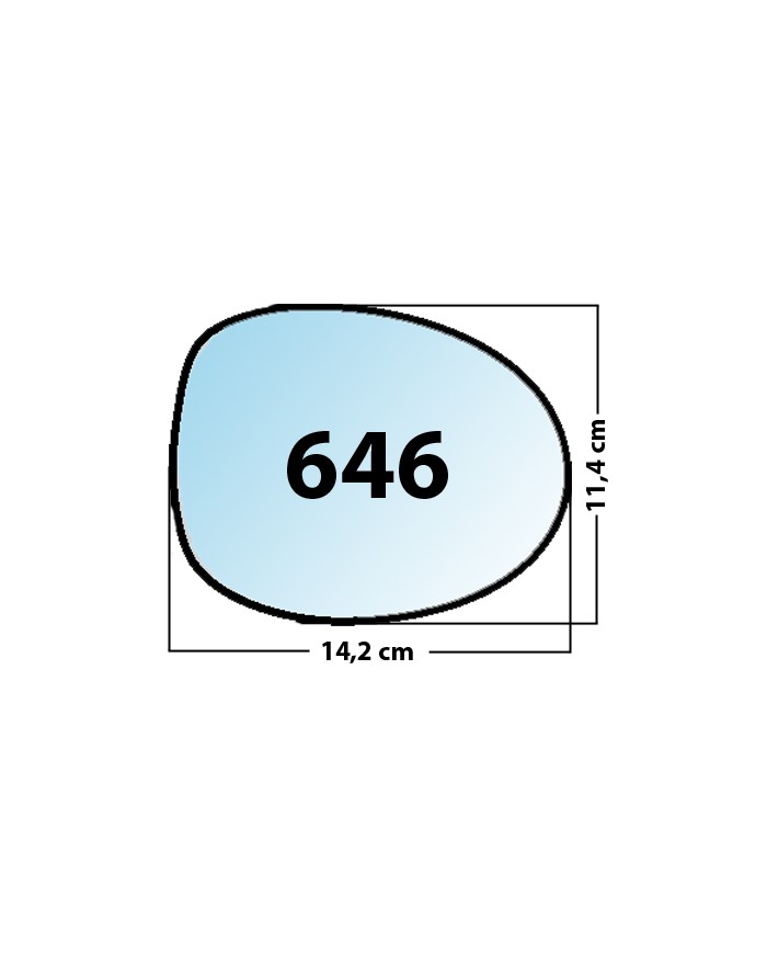 copy of Specchietto di ricambio SX-lato guidatore