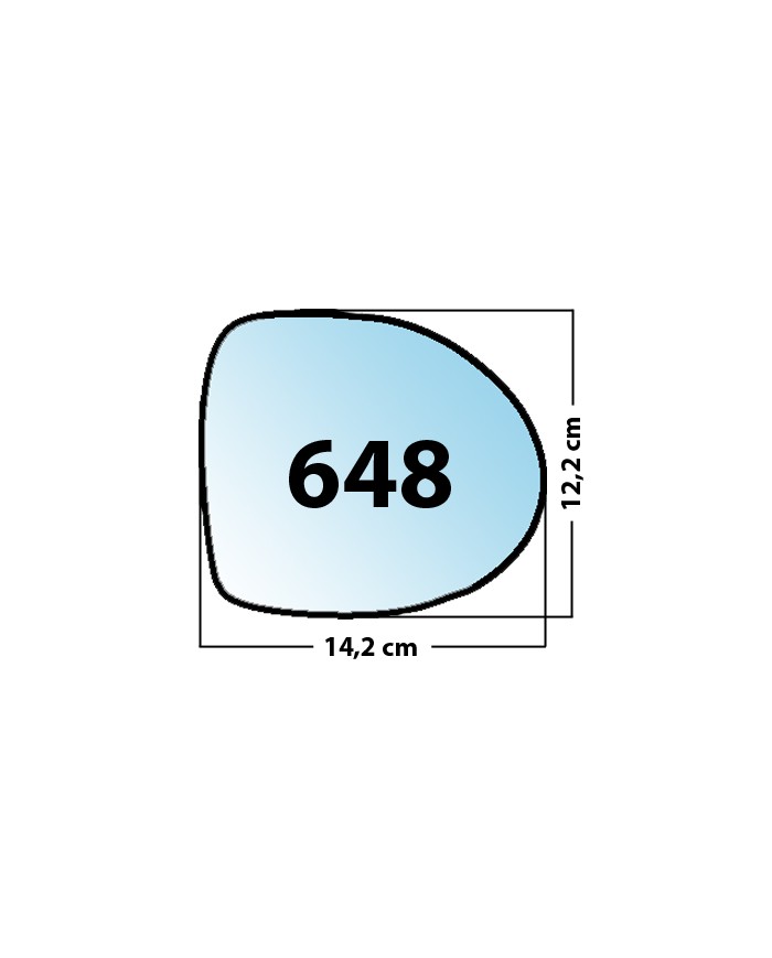 copy of Specchietto di ricambio SX-lato guidatore