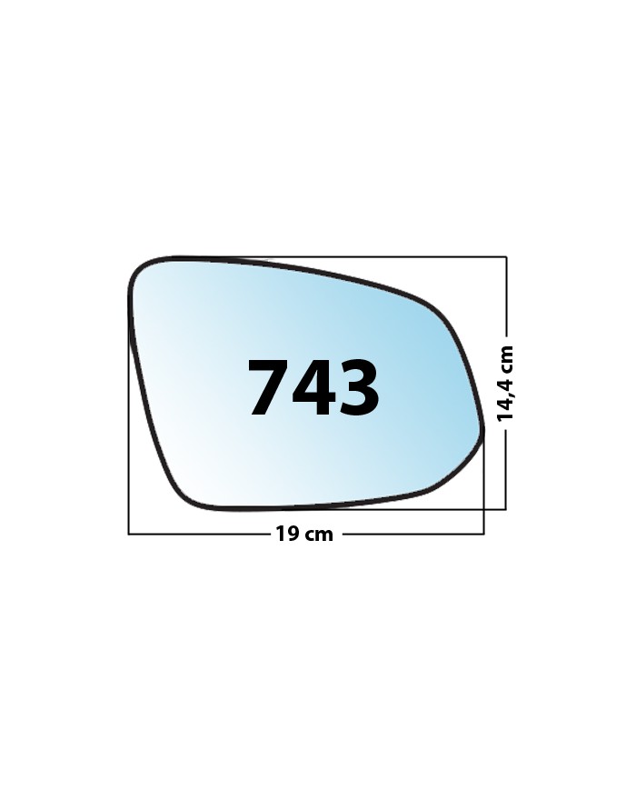 copy of Specchietto di ricambio SX-lato guidatore