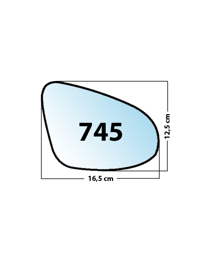 copy of Specchietto di ricambio SX-lato guidatore