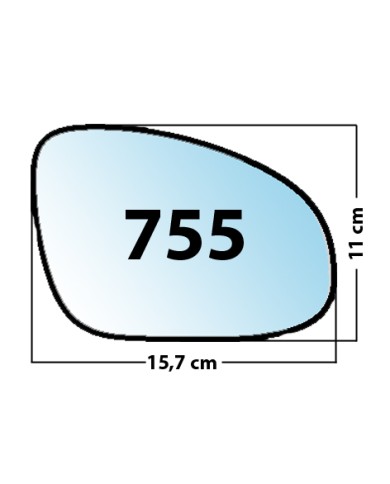 copy of Specchietto di ricambio SX-lato guidatore