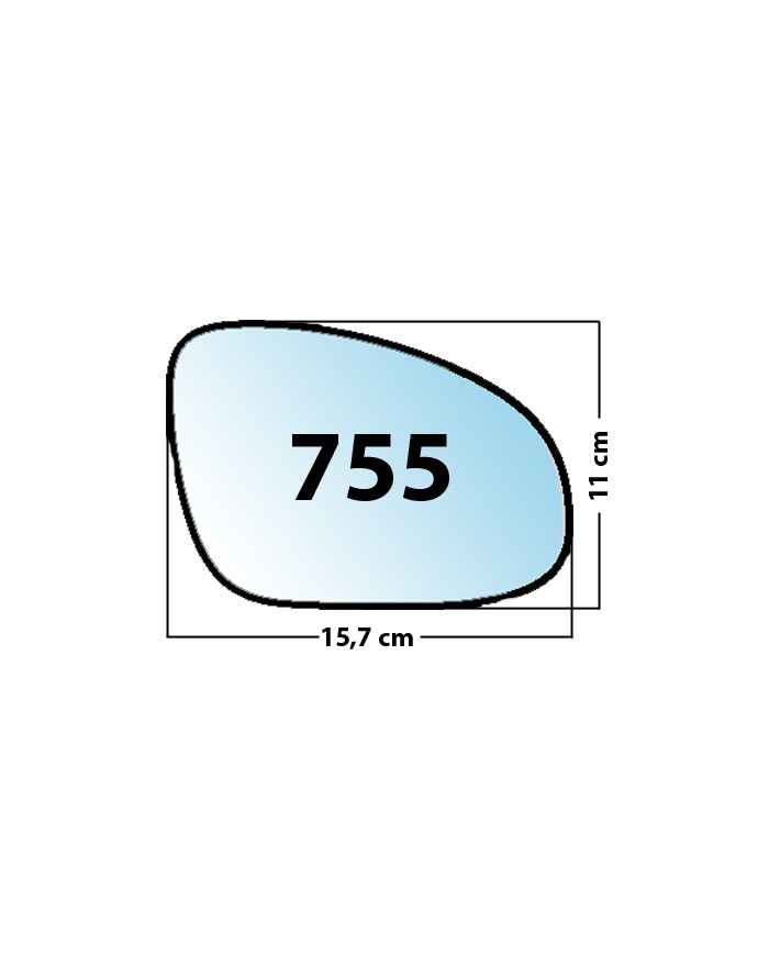 copy of Specchietto di ricambio SX-lato guidatore