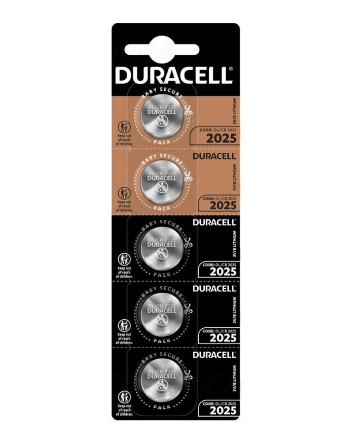 Pile Duracell 3V 5 pezzi