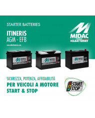 Batteria Midac AGM 60Ah