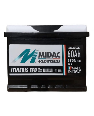 Batteria Midac EFB 60Ah